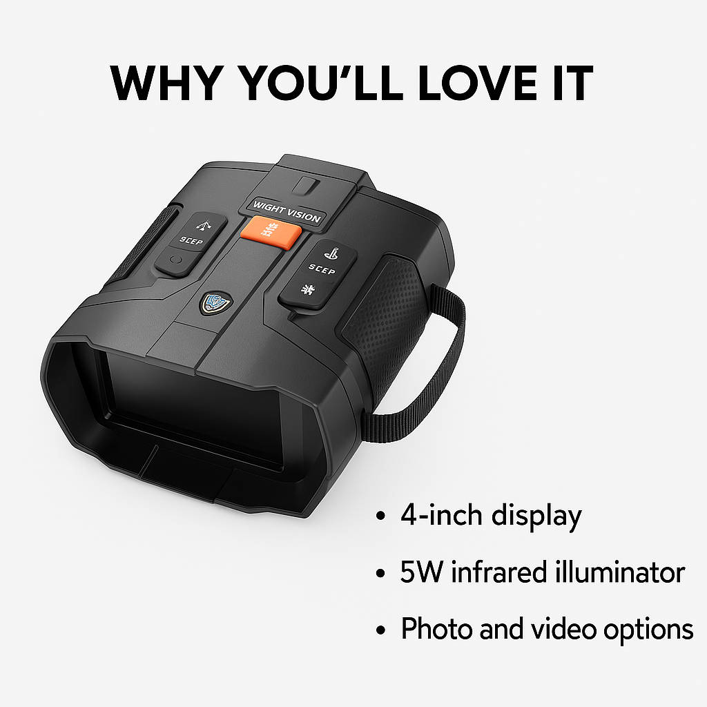 NiteHawk Night Vision Goggles: See Up To 2600 Feet In Total Darkness